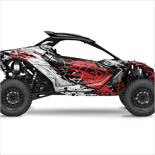 SHADED design stickers for Can-Am Maverick R