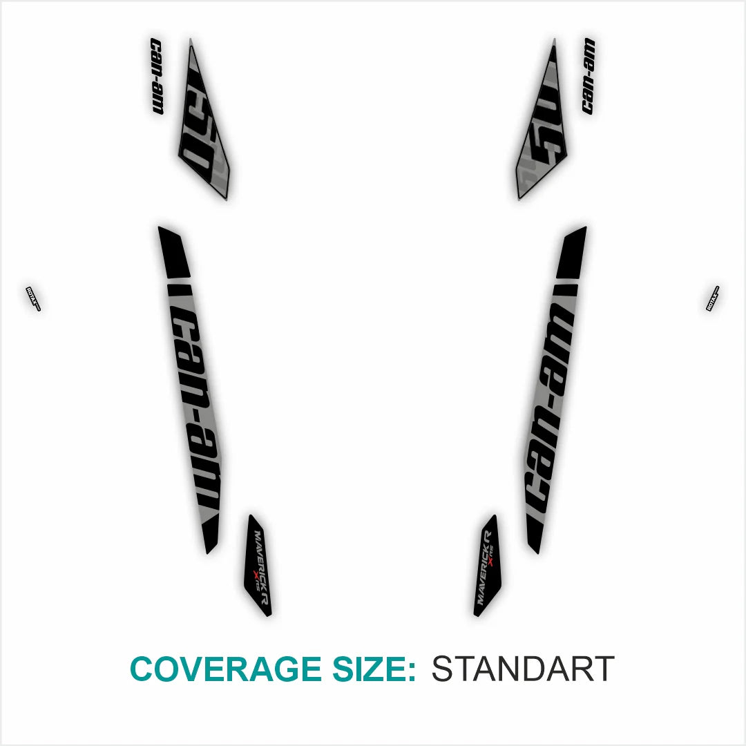 STANDART design stickers for Can-Am Maverick R