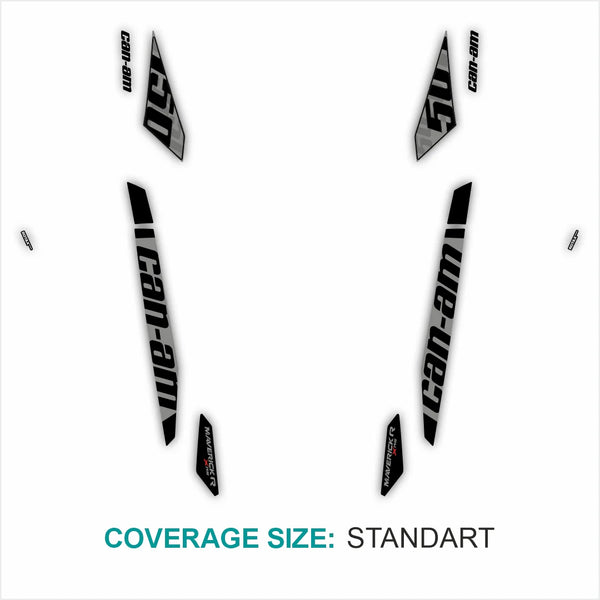 Autocollants design STANDART pour Can-Am Maverick R