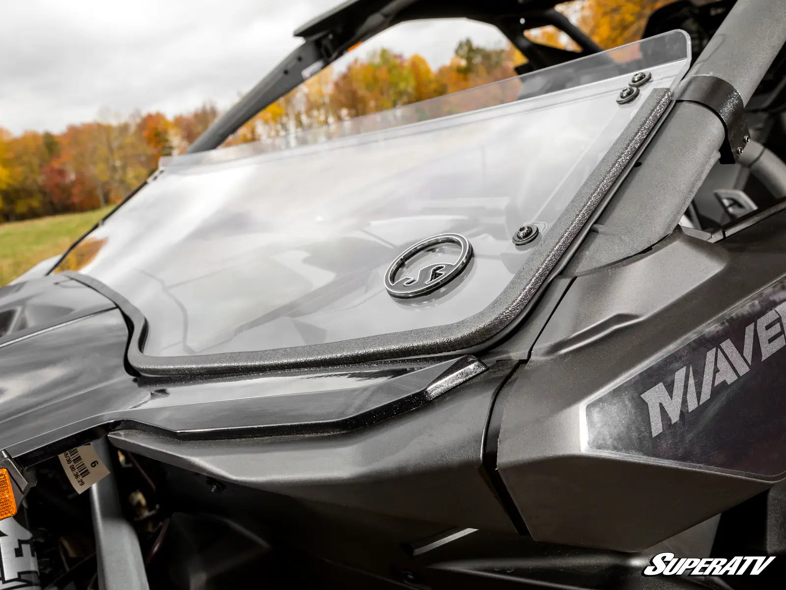 Superatv, demi-pare-brise (résistant aux rayures - clair) pour Maverick R
