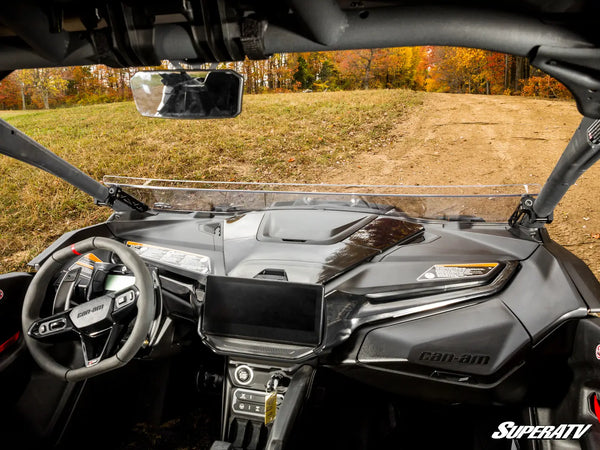 Superatv, demi-pare-brise (résistant aux rayures - clair) pour Maverick R