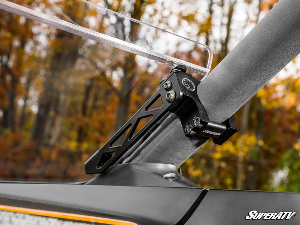 Superatv, demi-pare-brise (résistant aux rayures - clair) pour Maverick R