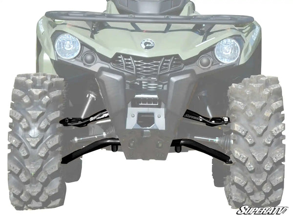 Braços A de deslocamento de 1,5'' SuperATV de alta folga para ATV Can-am (Geração 2)