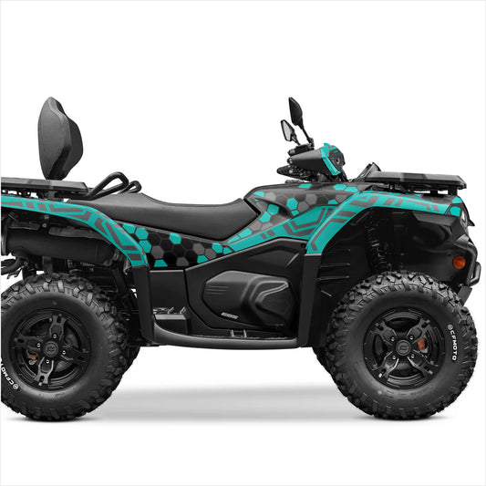 HEXA MEGA design stickers for CFMOTO CFORCE 400-520