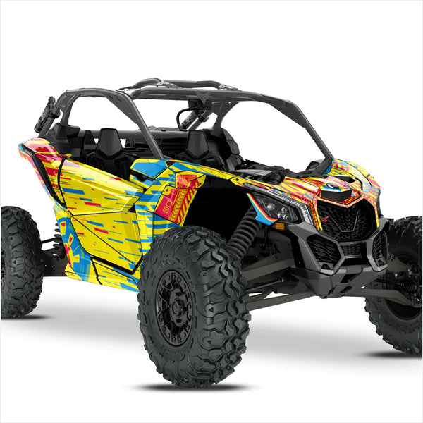 Наклейки с дизайном CYBER для Can-Am Maverick X3