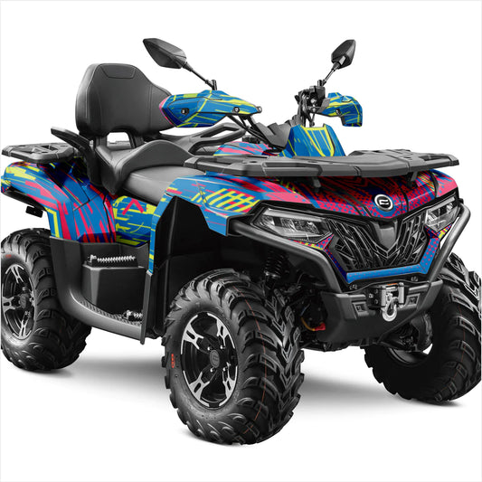 Autocolante de design cibernetic pentru CFMOTO Cforce 600-625