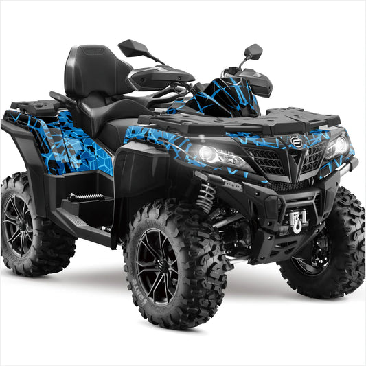Adesivos de design de terremoto para cfmoto cforce 800-1000