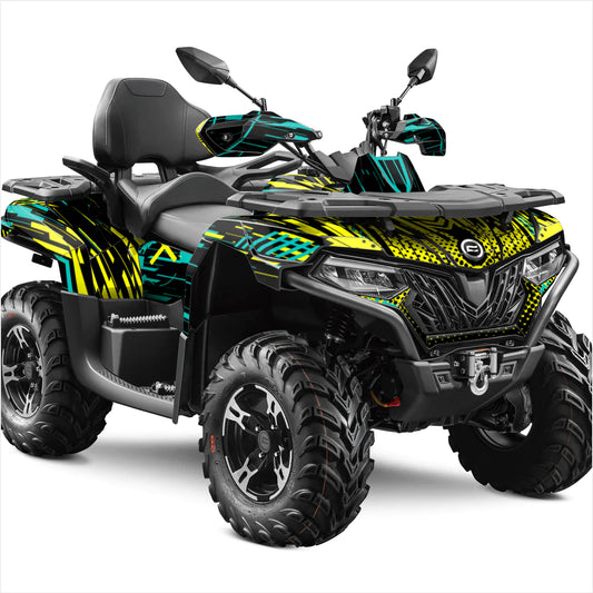 Autocolante de design cibernetic pentru CFMOTO Cforce 600-625