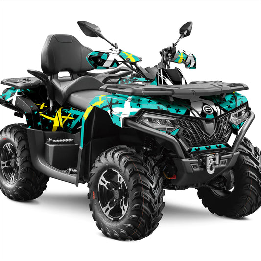 X Σχεδιασμός αυτοκόλλητα για CFMOTO Cforce 600-625