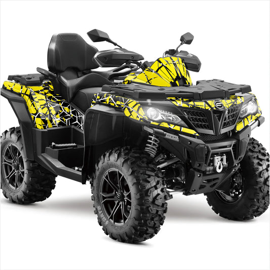 Adesivos de design de terremoto para cfmoto cforce 800-1000