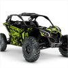 BRUTAL design stickers for Can-Am Maverick X3 (Green)