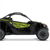 Adesivi design BRUTAL per Can-Am Maverick X3 (Verde)