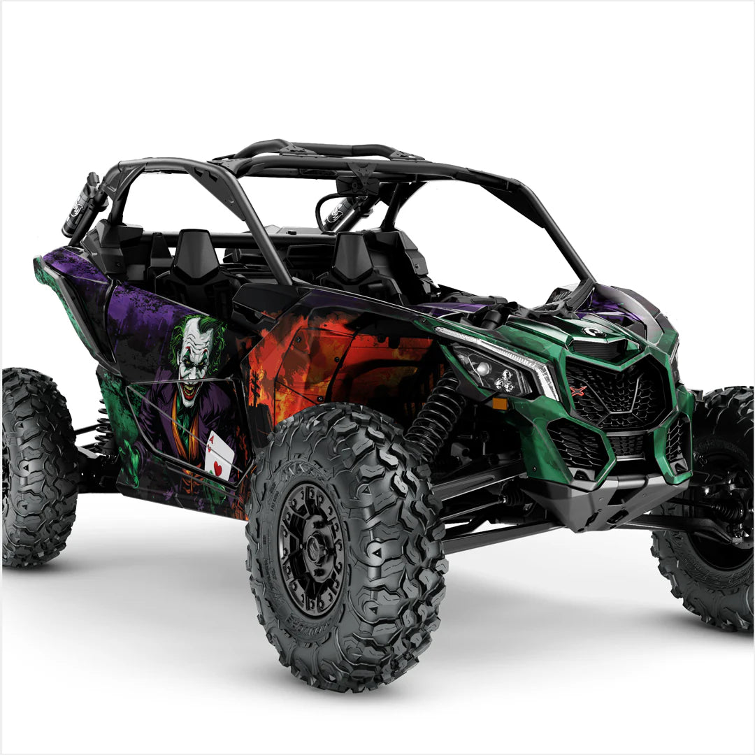 Adesivi con design JOKER per Can-Am Maverick X3