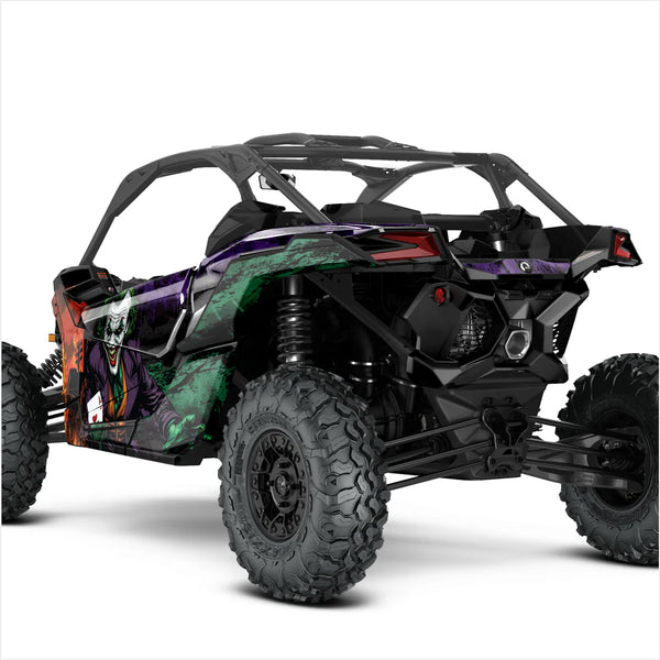 Adesivi con design JOKER per Can-Am Maverick X3