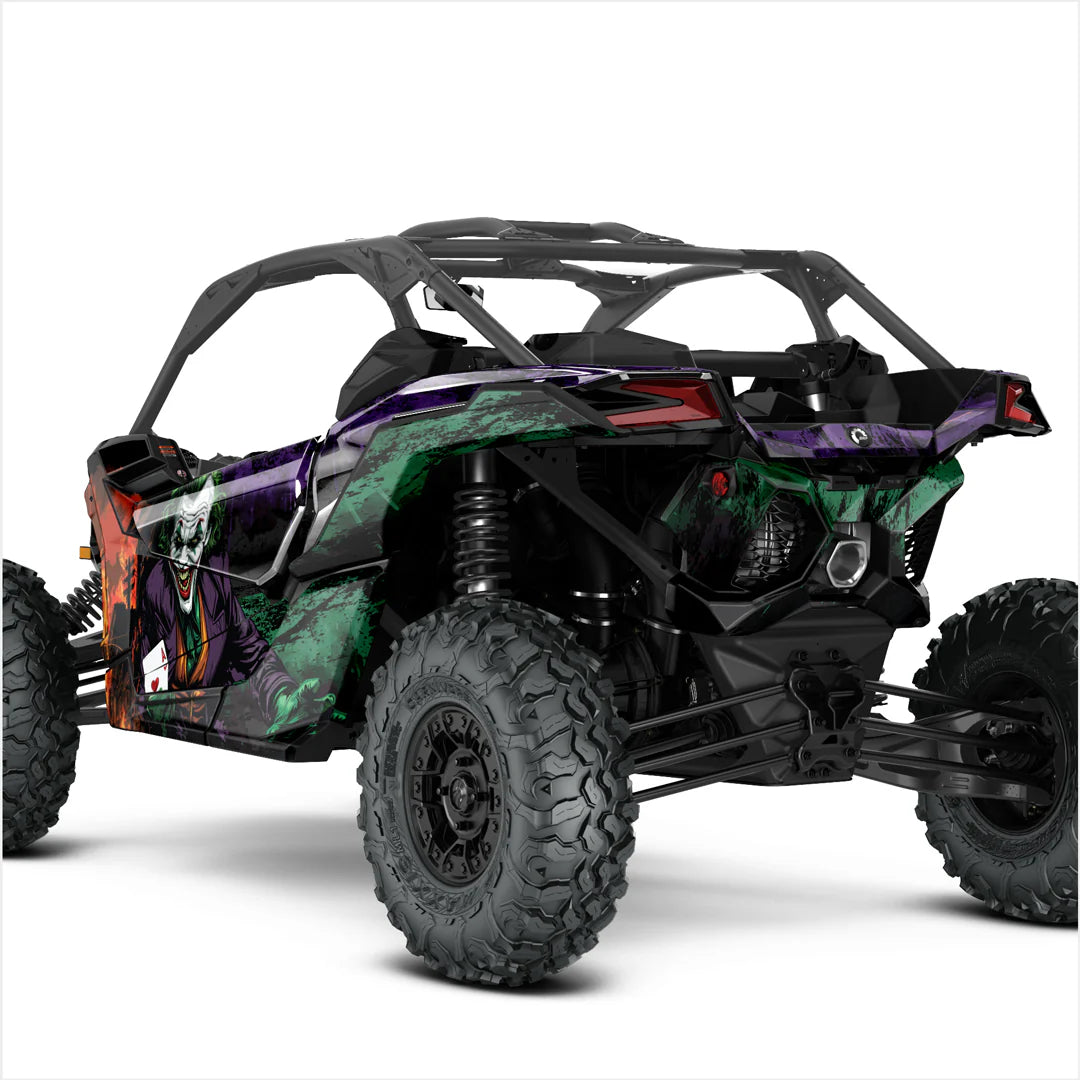 JOKER-ontwerpstickers voor Can-Am Maverick X3