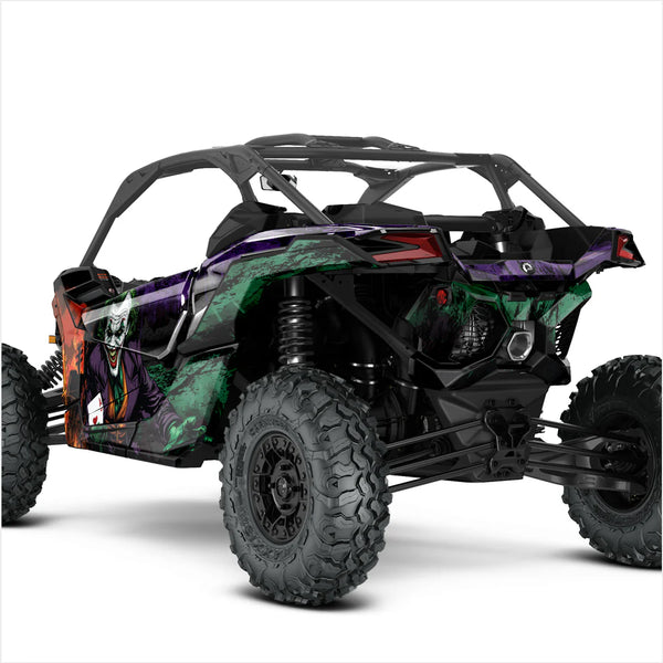 JOKER design stickers for Can-Am Maverick X3