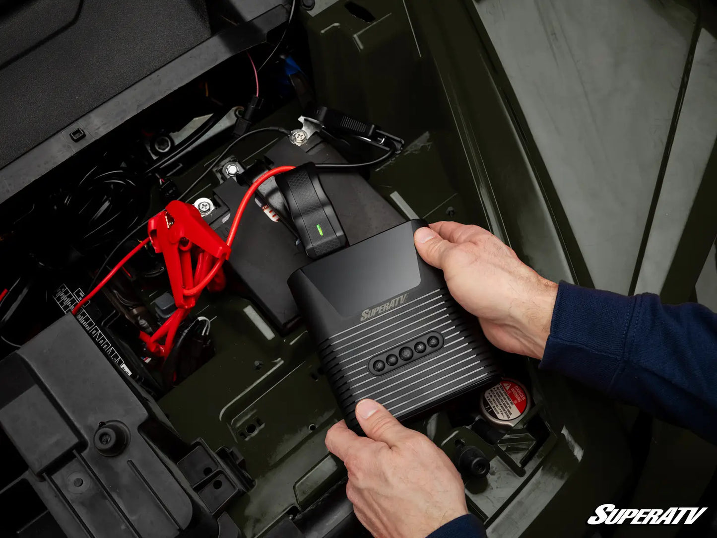 Jump Starter com Compressor de Ar