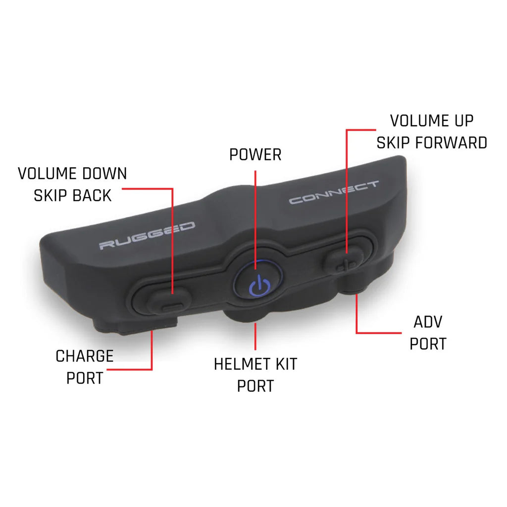 Zestaw słuchawkowy Bluetooth CONNECT BT2 do kasku motocyklowego