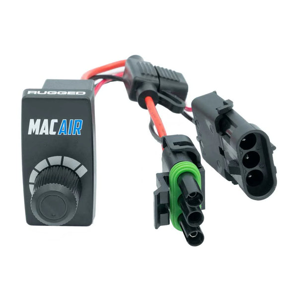 <tc>Rugged Radio</tc>Variateur de vitesse à bascule (VSC) pour pompe à air pour casque MAC - Interrupteur complet & Faisceau de câbles