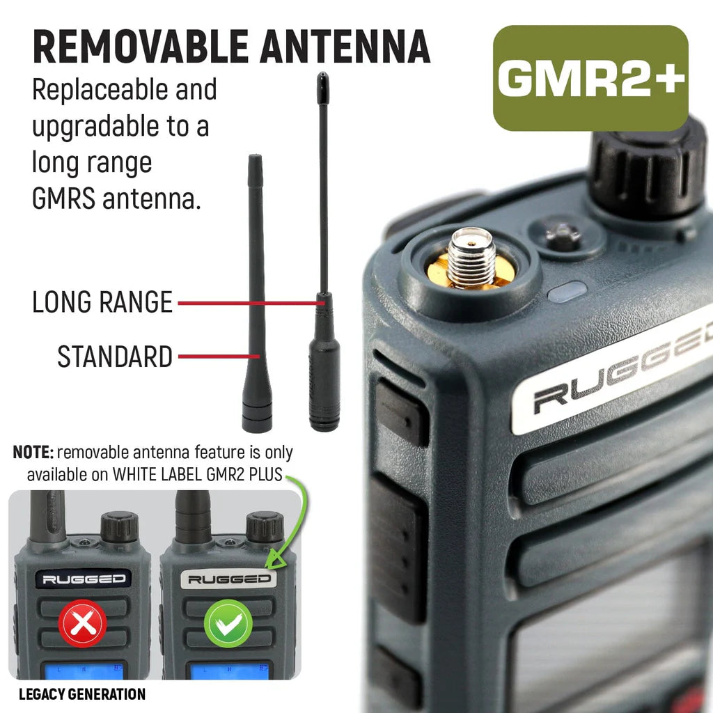 Conecte el kit BT2 Bluetooth Moto con radio GMRS2 PLUS