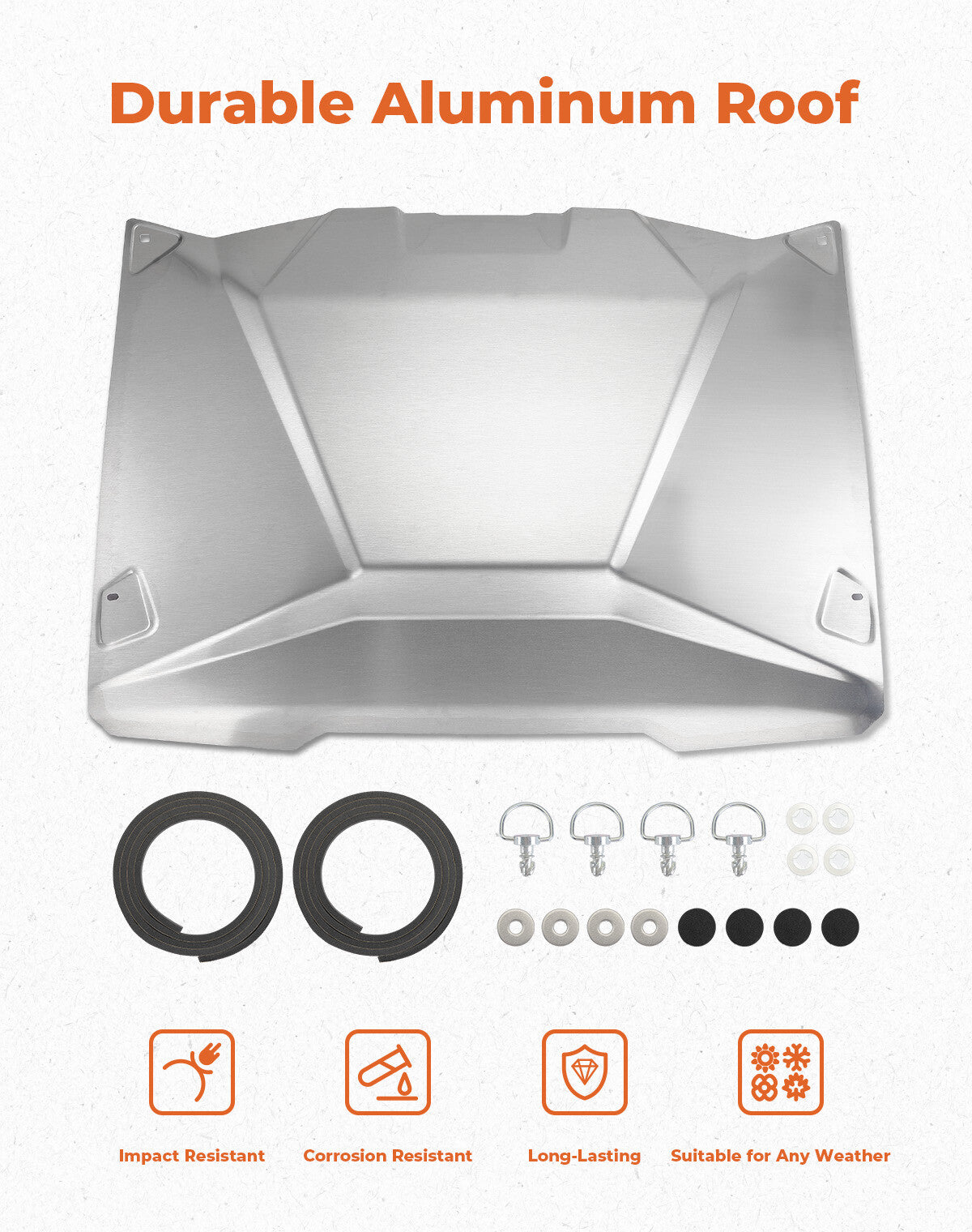 Aluminum Roof for 2-doors Maverick X3 2017-2025