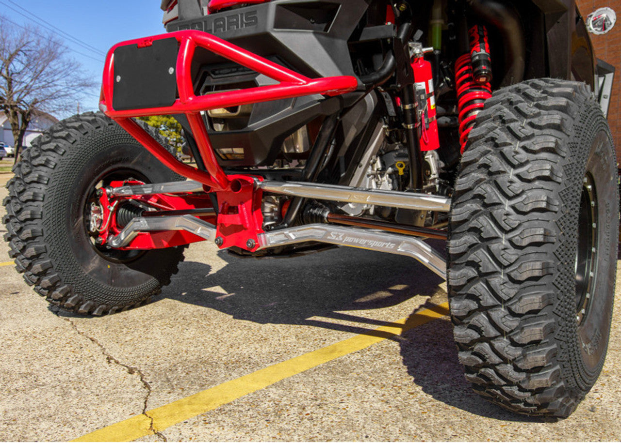 <tc>Padidinto pravažumo aluminio ruošinio galiniai strypai skirti RZR Pro R/Pro S/Turbo R</tc>