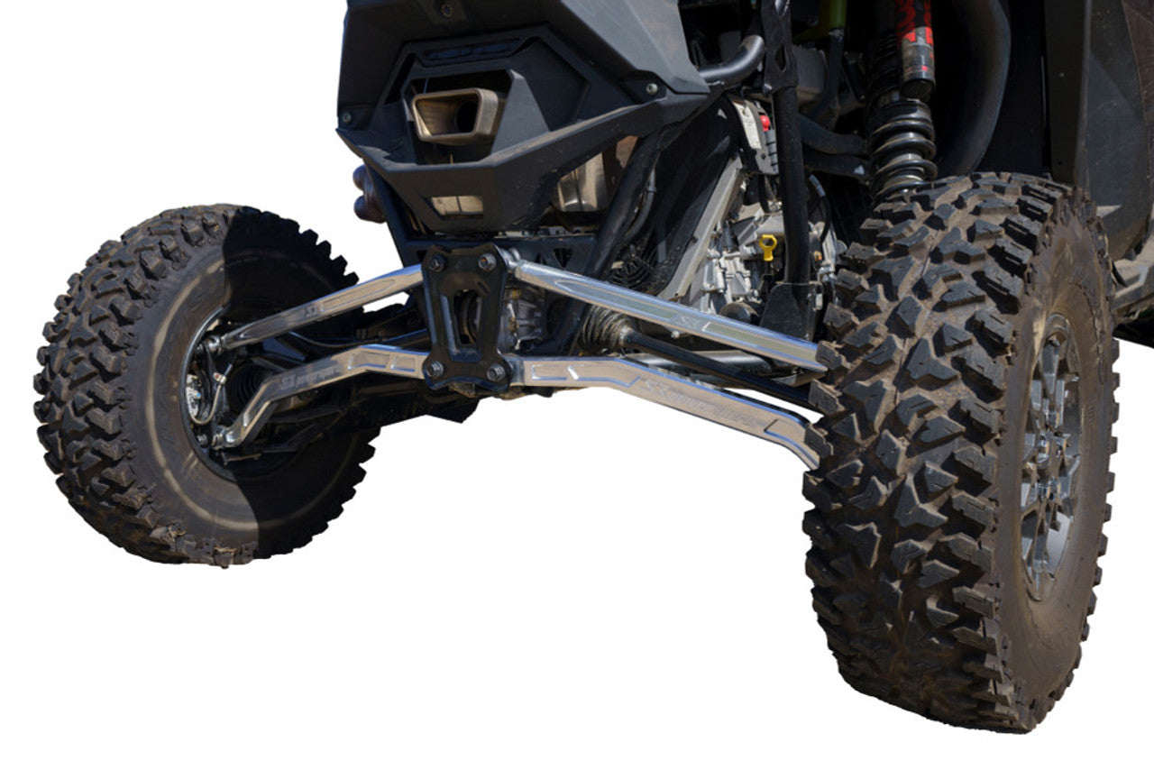 <tc>Padidinto pravažumo aluminio ruošinio galiniai strypai skirti RZR Pro R/Pro S/Turbo R</tc>