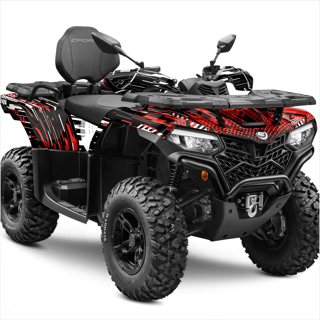 Adesivos de design cibernético para cfmoto cforce 400-520