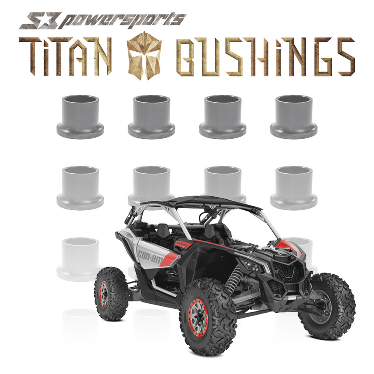 Titan A-Arm Busing Kit voor Maverick X3