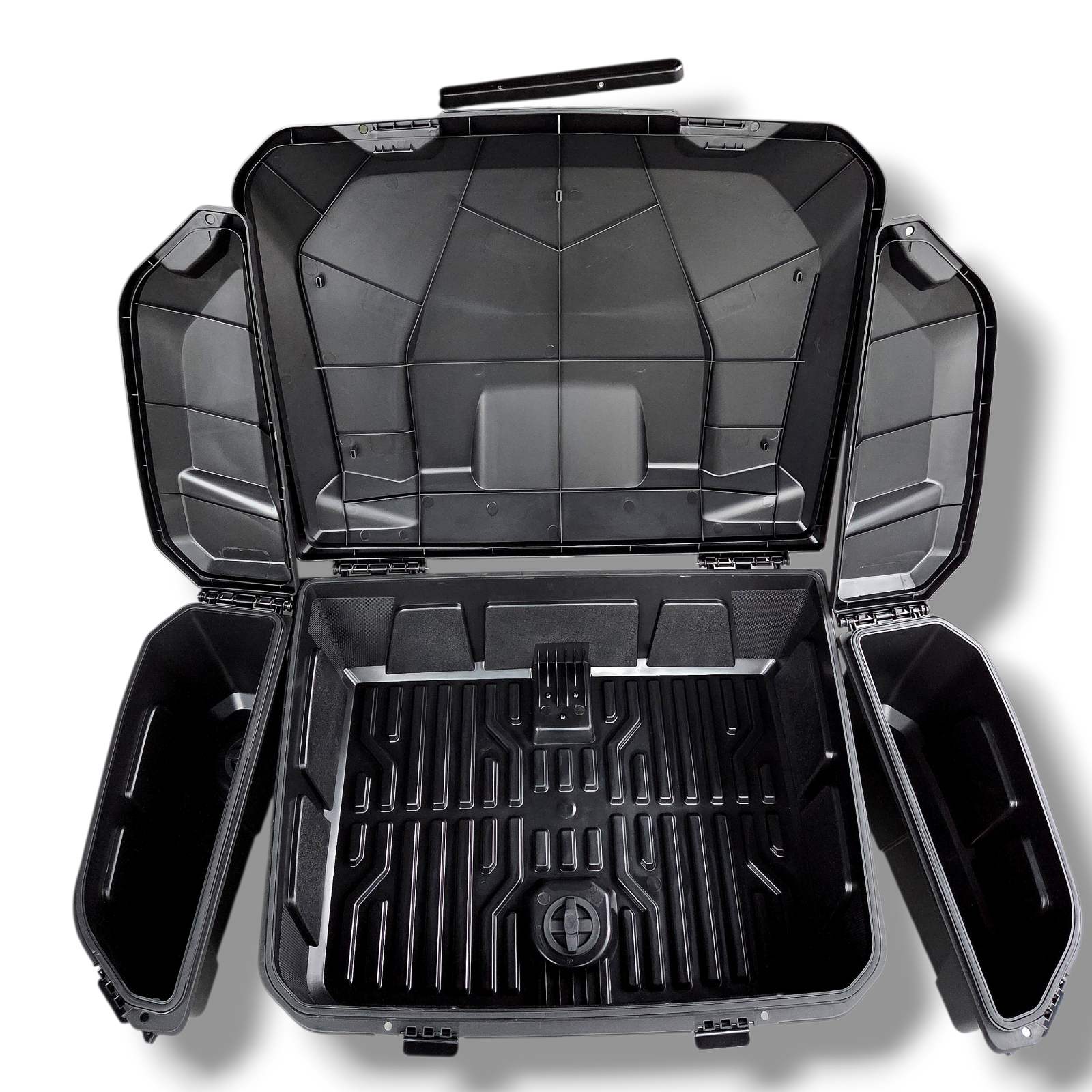 Водонепроницаемый вместительный задний багажный отсек объемом 96 л & Комплект боковых грузовых ящиков объемом 13,5 л для <tc>Maverick</tc> R MAX X RS 2024+