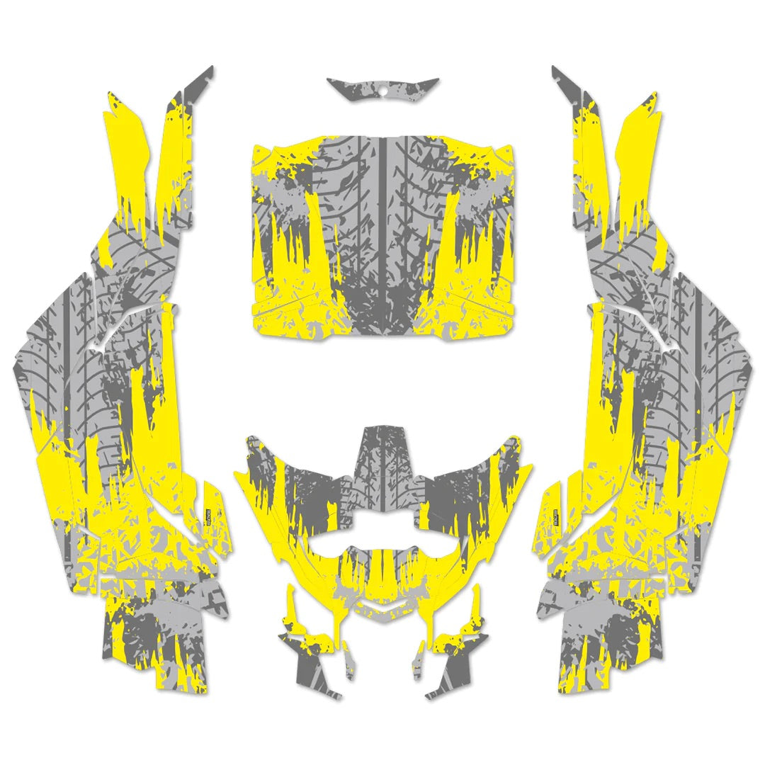 Autocollants design TRACKER pour Can-Am Maverick X3