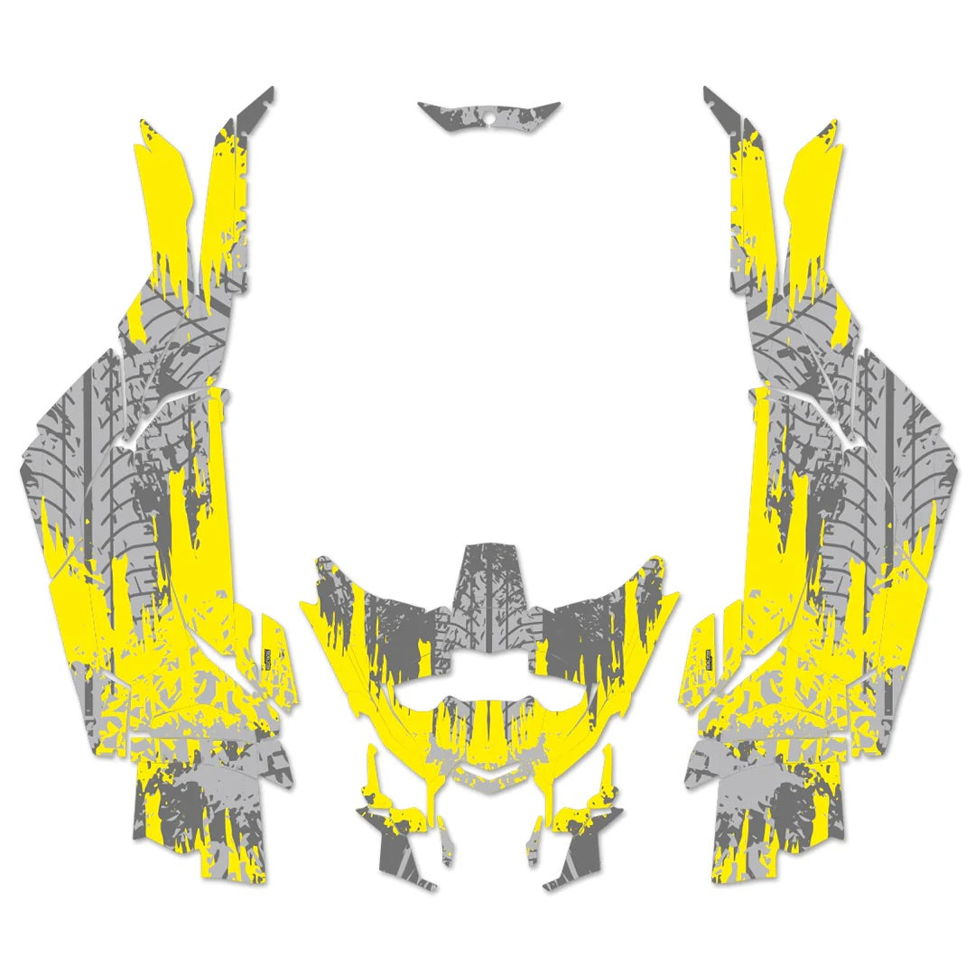 Autocollants design TRACKER pour Can-Am Maverick X3