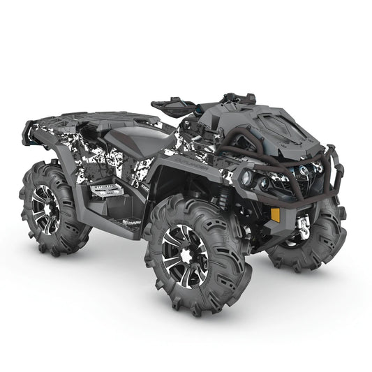 Pegatizas de diseño de manchas digitales para Can-Am Outlander X MR
