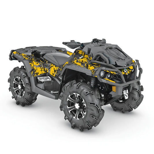 Pegatizas de diseño de manchas digitales para Can-Am Outlander X MR
