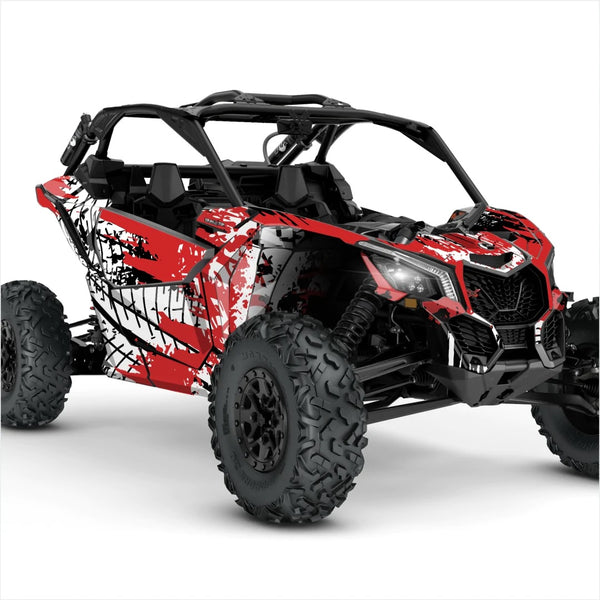 Adesivos de design TRACKER para Can-Am Maverick X3