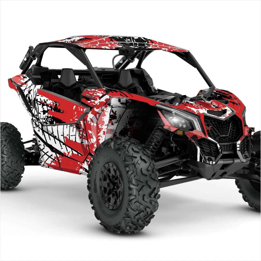 TRACKERi disainikleebised Can-Am Maverick X3 jaoks