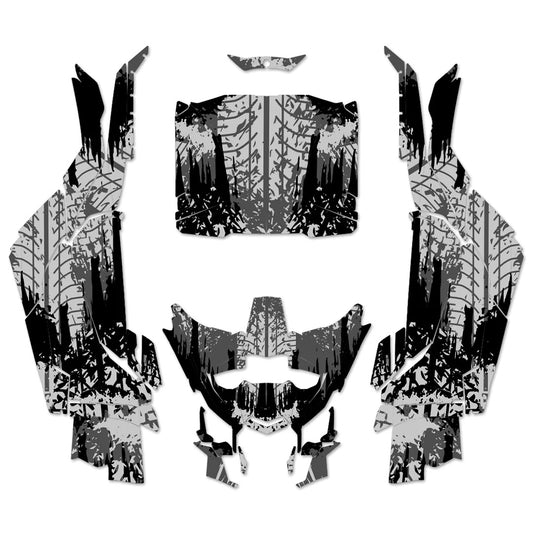 Αυτοκόλλητα σχεδιασμού παρακολούθησης για Can-Am Maverick x3