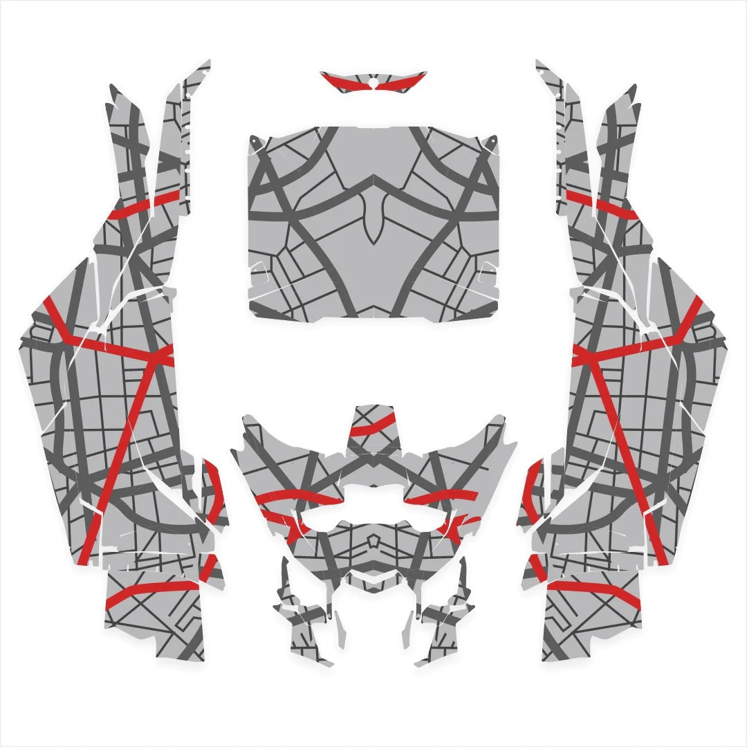 Naklejki projektowe DESTINATION dla Can-Am Maverick X3 