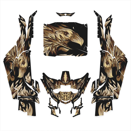 Τα αυτοκόλλητα σχεδιασμού αμερικανικού αετού για το Can-Am Maverick x3