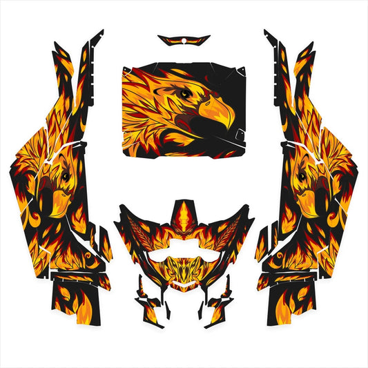 Τα αυτοκόλλητα σχεδιασμού αμερικανικού αετού για το Can-Am Maverick x3