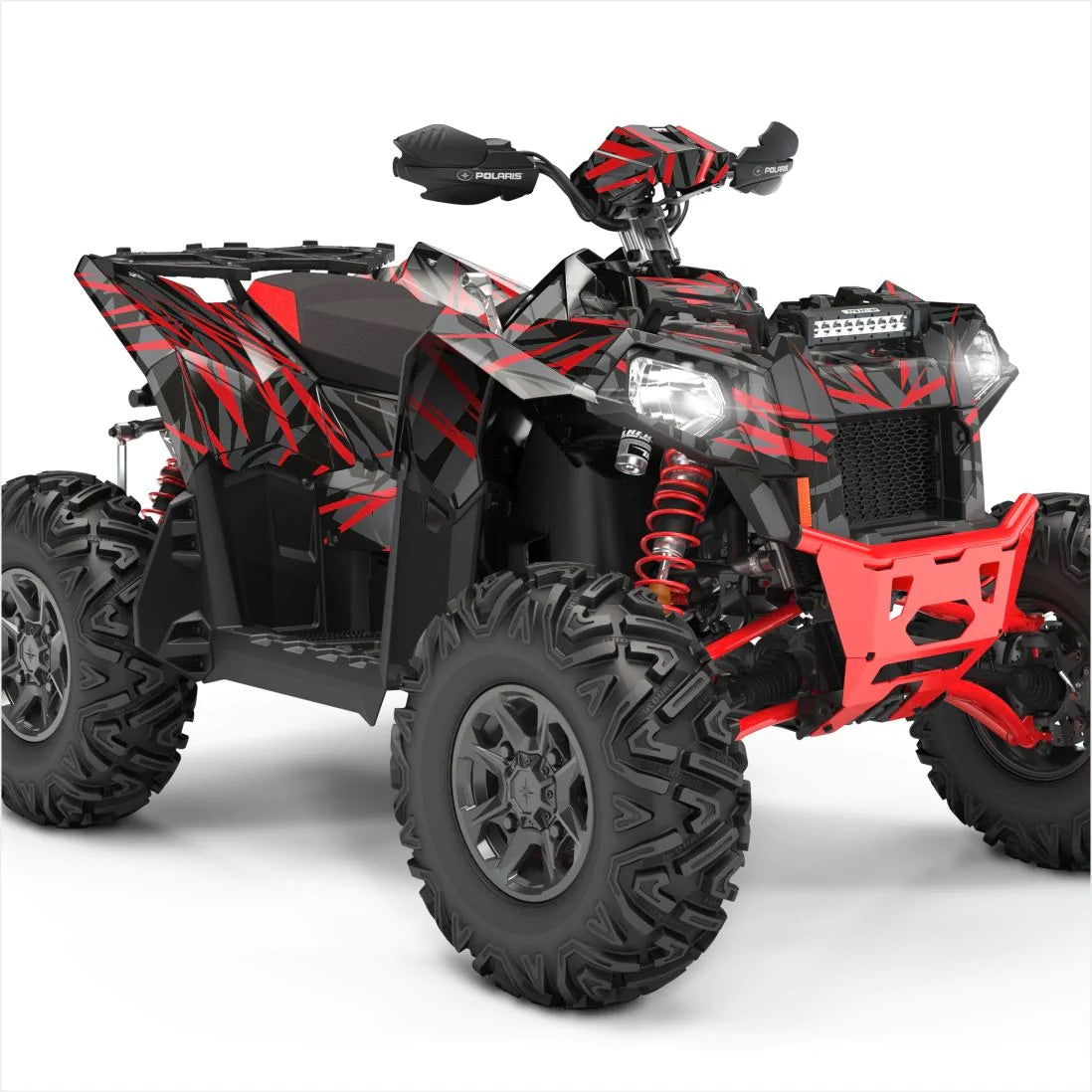 Versenyszellem -tervező matricák a Polaris Scramblerhez