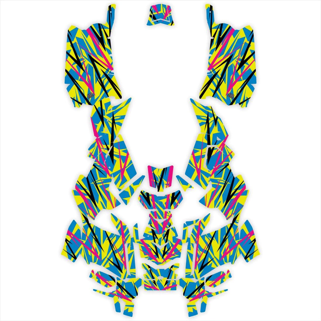 RACE Spirit Design Stickers para Polaris Scrambler