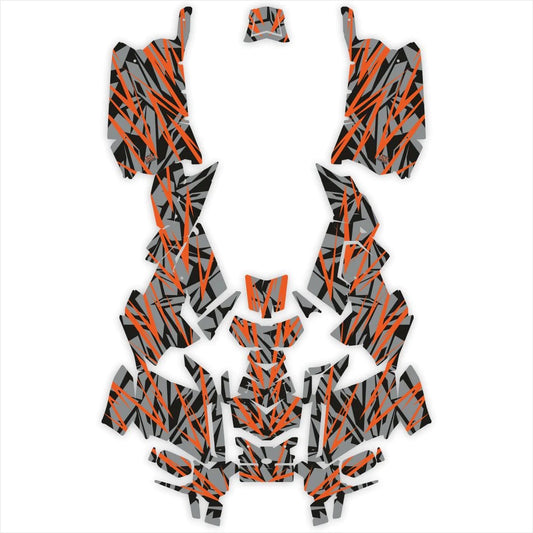 Versenyszellem -tervező matricák a Polaris Scramblerhez