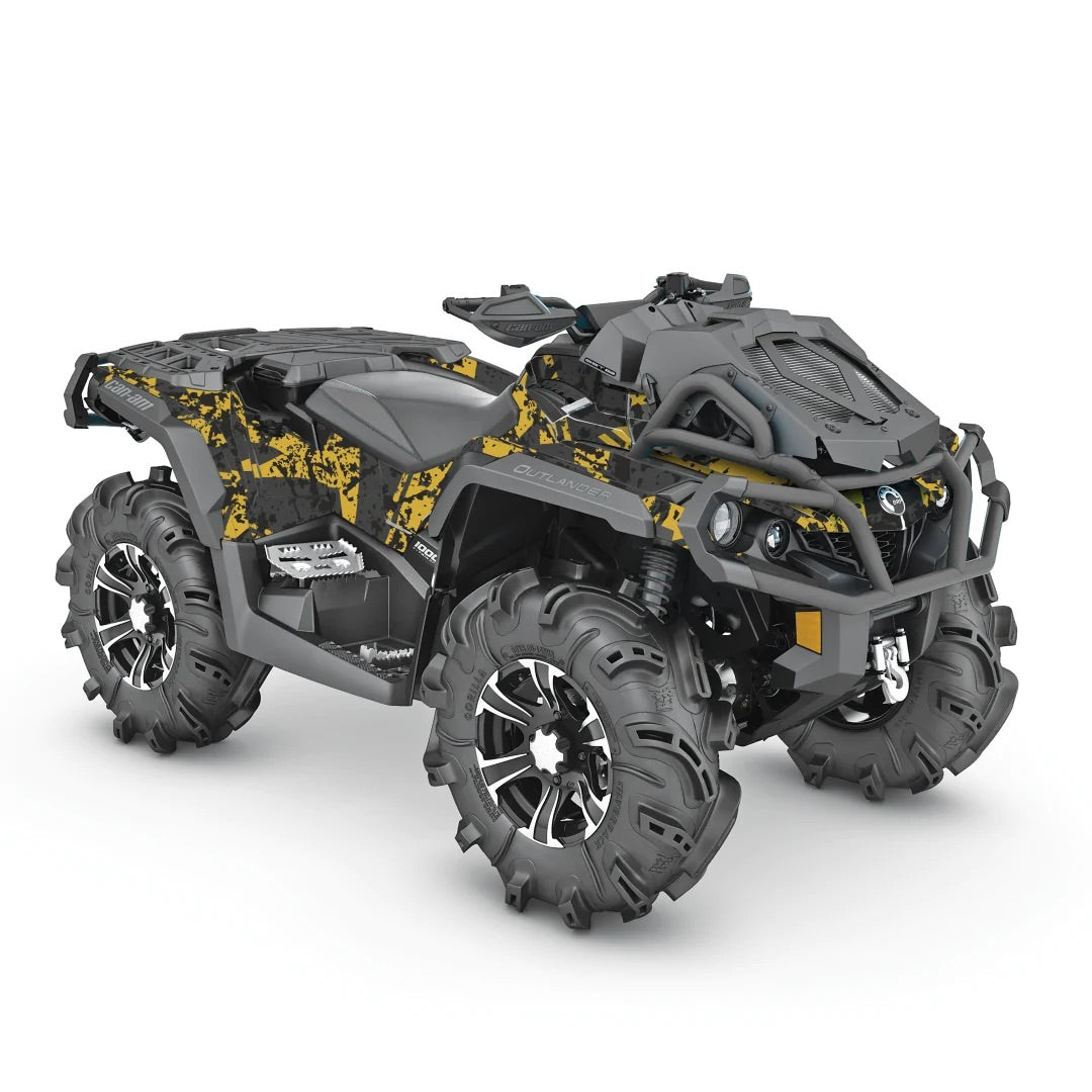 Pegatizas de diseño de manchas digitales para Can-Am Outlander X MR