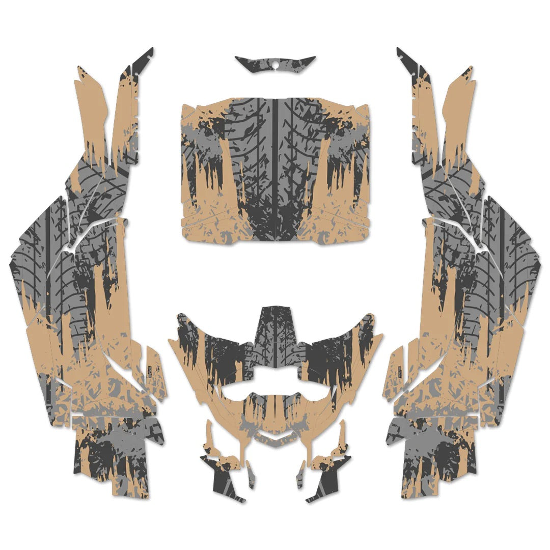 Autocollants design TRACKER pour Can-Am Maverick X3