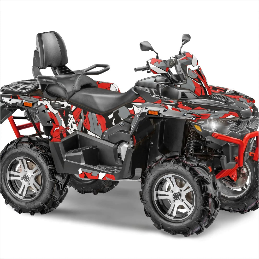 Geometrische Designaufkleber für Stels Guepard