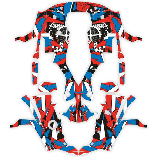 GEOMETRINIS dizaino lipdukai STELS GUEPARD