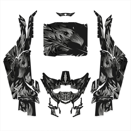 Τα αυτοκόλλητα σχεδιασμού αμερικανικού αετού για το Can-Am Maverick x3