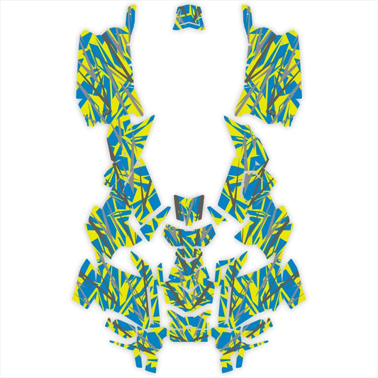 Versenyszellem -tervező matricák a Polaris Scramblerhez