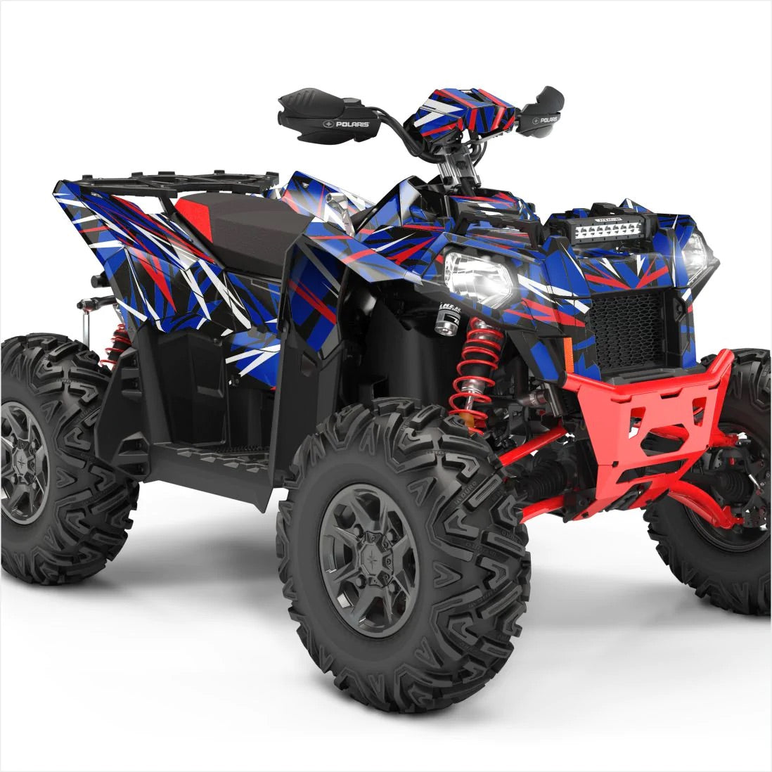 Versenyszellem -tervező matricák a Polaris Scramblerhez